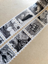 Jon Turner Illustration - Curious Stamps Fantasy Art Washi Tape