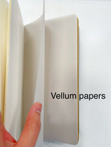 Cuaderno de recambio para diario de viaje Prima Traveler's Journal, tamaño pasaporte, papel para técnica mixta