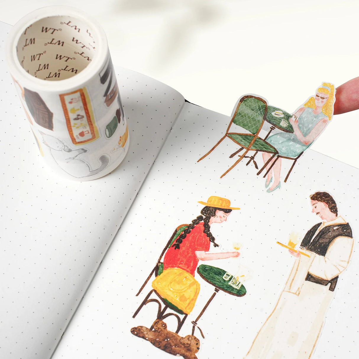 Pre-cut Hillside Moments Wide Washi / PET Tape