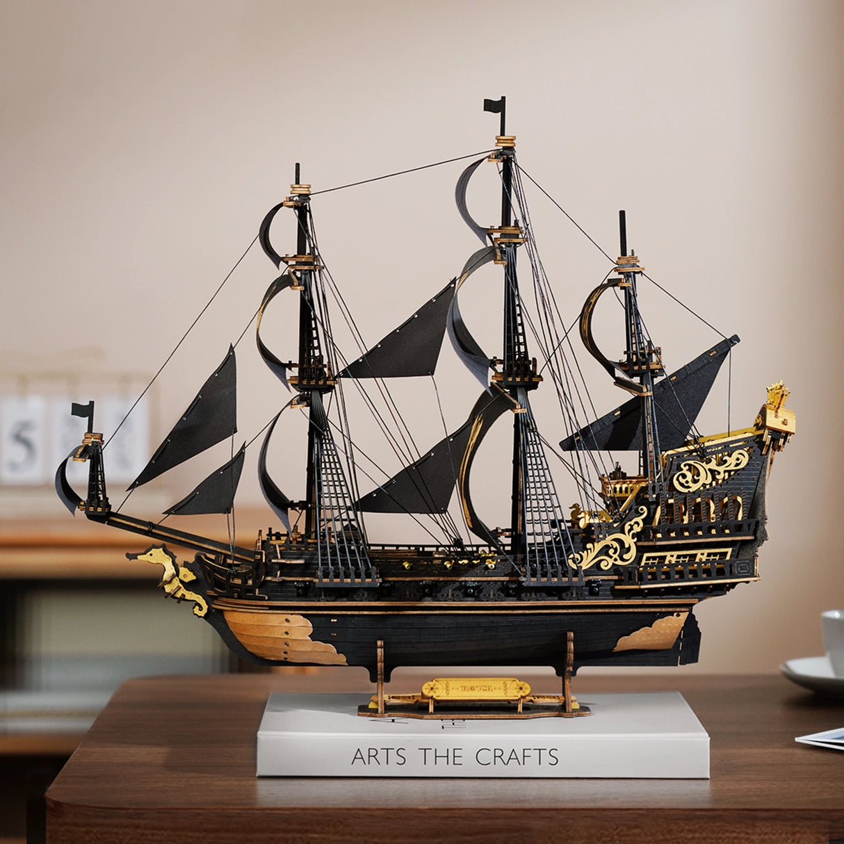 Diy Wooden Puzzle: the Seahorse Barque