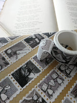 Jon Turner Illustration - Robot Stamps Washi Tape - Landscape Format