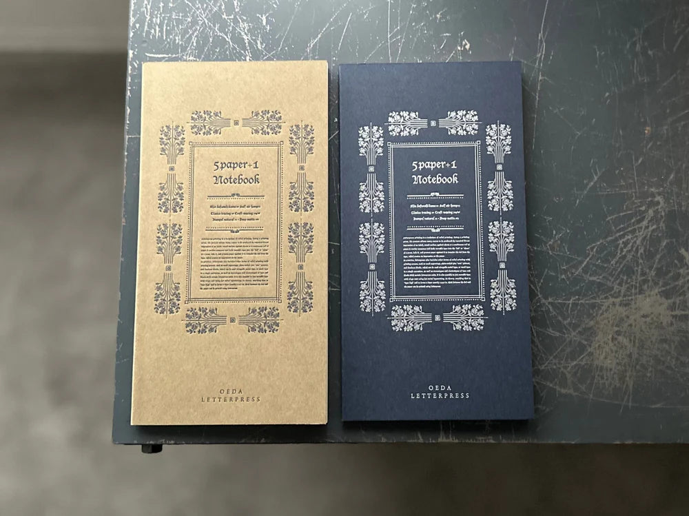 Oeda 5 Paper Notebook - Dark Blue