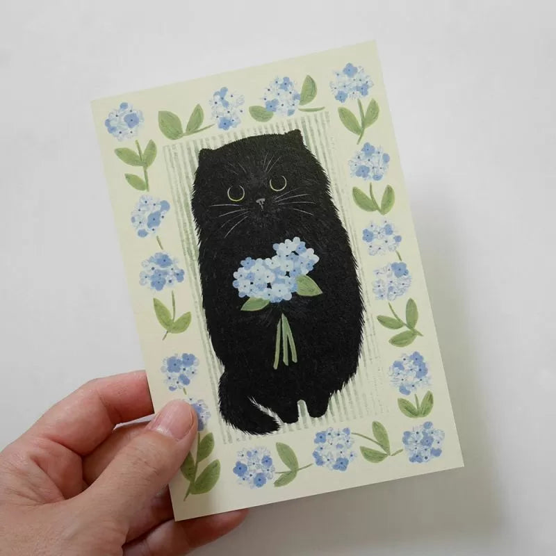 4legs Postcard - Cat in Picture Book #23 Furball Cat