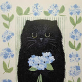 4legs Postcard - Cat in Picture Book #23 Furball Cat