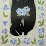 4legs Postcard - Cat in Picture Book #23 Furball Cat