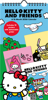 70% OFF - 2026 Hello Kitty and Friends Mini Poster Calendar