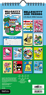 70% OFF - 2026 Hello Kitty and Friends Mini Poster Calendar