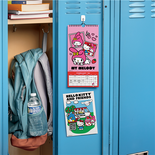 70% OFF - 2026 Hello Kitty and Friends Mini Poster Calendar