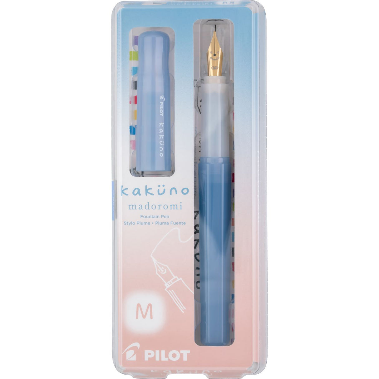 Pilot Kakuno Madoromi Fountain Pen - Periwinkle