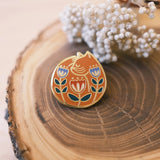 Cat Nap (Orange) Enamel Pin