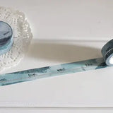 Note & Wish Burgundy and Navy Days Washi Tape