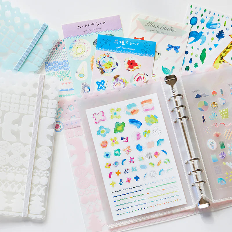OTONA Sticker File Pocket Refills A5 (6-hole)