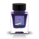 The Three-Year Anniversary Contact Collection features rich, vibrant colors with a smooth writing experience and fascinating characteristics such as shimmer and scent. The “Super” inks contain iridescent shimmer particles that shift color with the light, while the scented inks add a sensory twist to your writing. Please note that scented inks may feather when a large amount is applied—using fountain pen–friendly paper is recommended for the best results.
