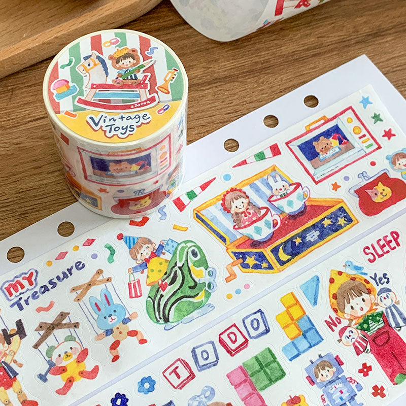 Molinta - Vintage Toys Sticker Roll