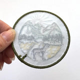 Trail Dog Embroidery Sticker Patch