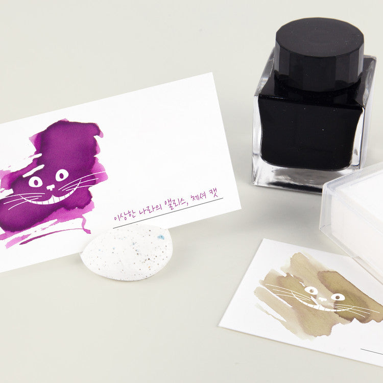 Wearingeul Ink Color Swatch Card - Smile Cat