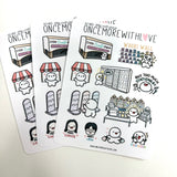 M1483 Once More With Love x Little Craft Place Sticker Sheet