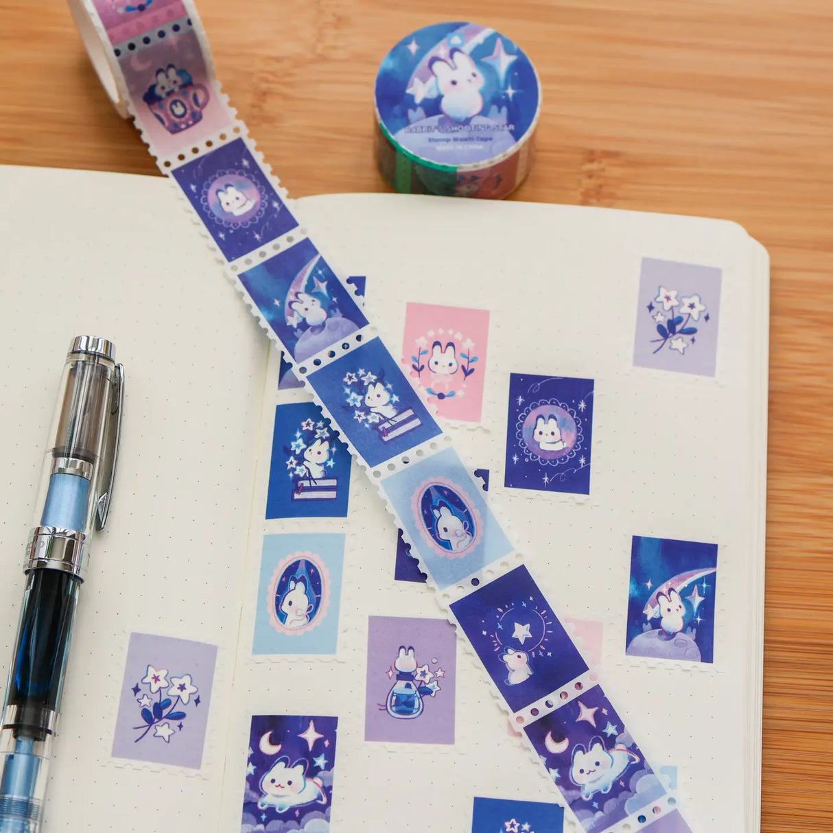 Thousand Skies - Rabbit's Shooting Star Stamp Washi Tape