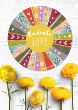 Radiate Love Vinyl Sticker