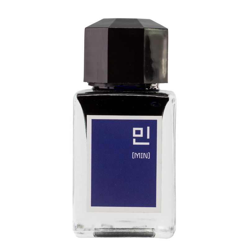 3 Oysters Hun Min Jeong Eum 18ml Fountain Pen Ink - Cobalt