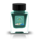 The Three-Year Anniversary Contact Collection features rich, vibrant colors with a smooth writing experience and fascinating characteristics such as shimmer and scent. The “Super” inks contain iridescent shimmer particles that shift color with the light, while the scented inks add a sensory twist to your writing. Please note that scented inks may feather when a large amount is applied—using fountain pen–friendly paper is recommended for the best results.