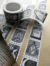 Jon Turner Illustration - Spooky Stamps Art Washi Tape
