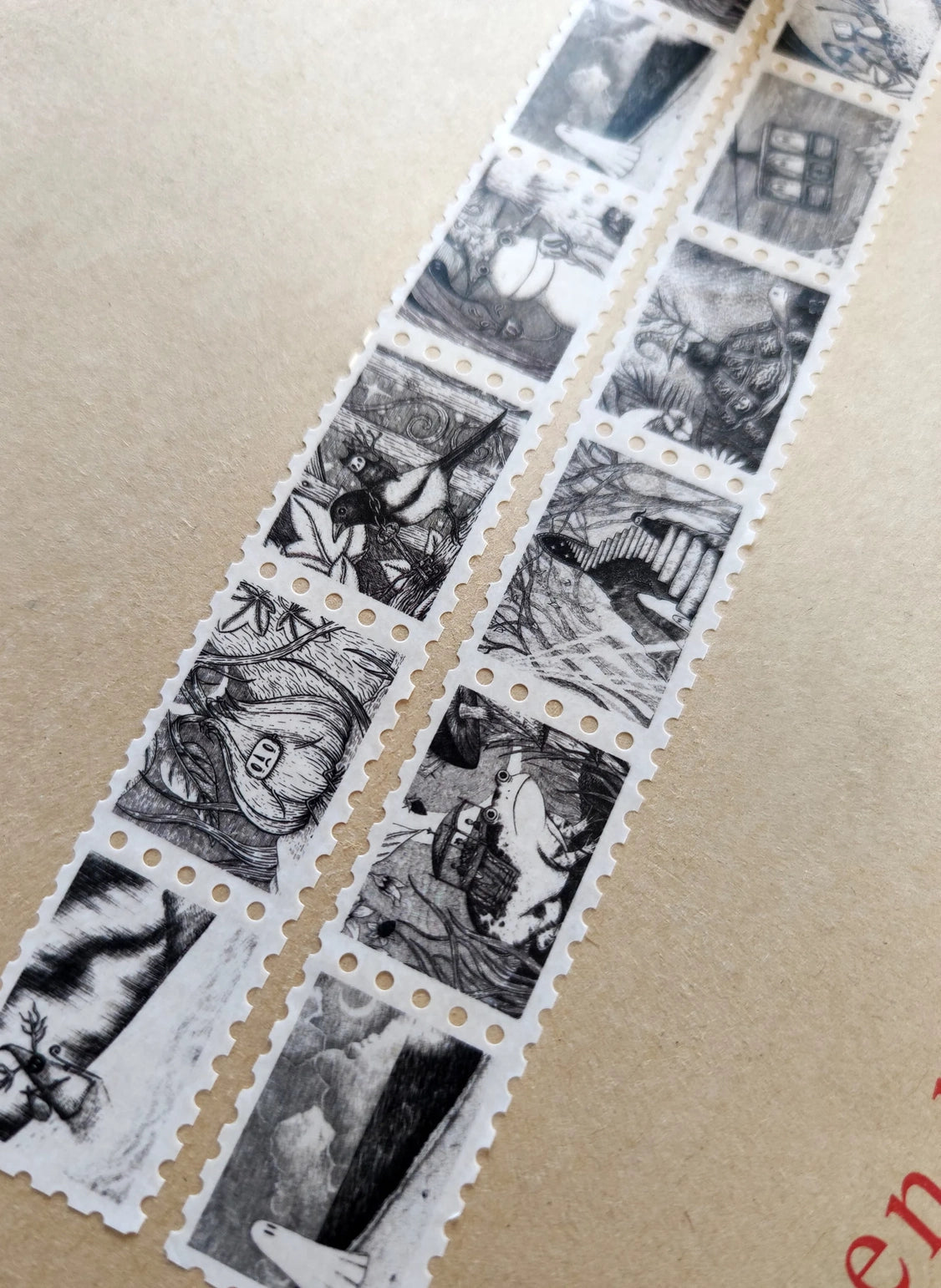 Jon Turner Illustration - Curious Stamps Fantasy Art Washi Tape