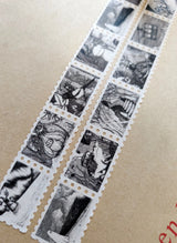 Jon Turner Illustration - Curious Stamps Fantasy Art Washi Tape