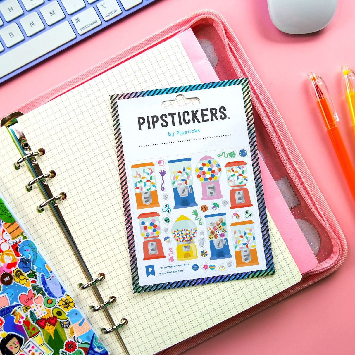 Pipsticks - Vintage Vending Machines Stickers