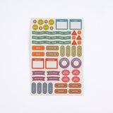 Hobonichi TSUKI no IRO: Sticker Set (Schedule)