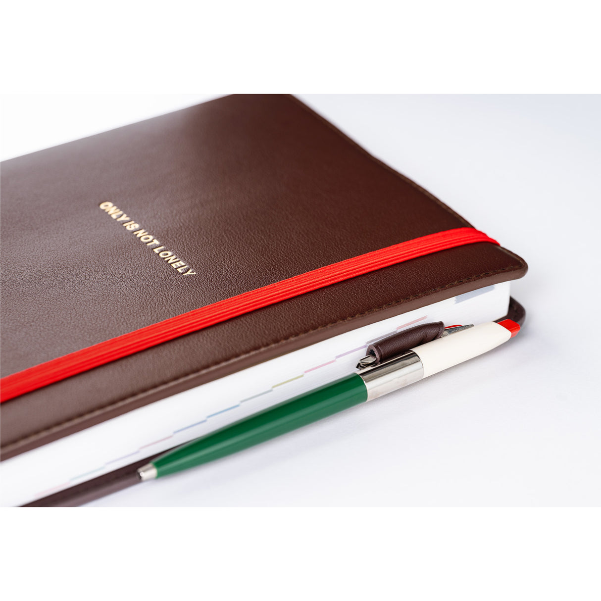 Hobonichi 2026 A5 Cover - Only is Not Lonely (Chocolate)