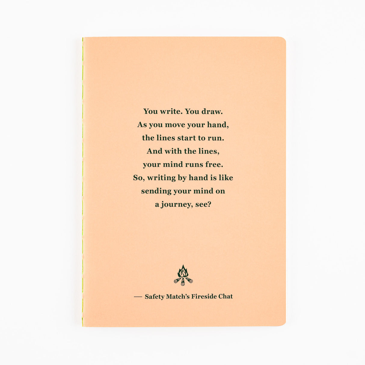 Fireside Chat Notebook - Lined (B6 Size)