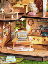 Diy Miniature House Kit: Puppy's Cozy Villa