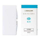 Sailor Shikiori Fountain Pen Ink Cartridges - Yukiakari