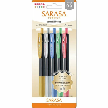 Zebra Sarasa Clip 0.5mm Deco Shine Color 5 Colors