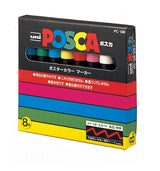POSCA Paint Marker 8-Color PC-5M Medium