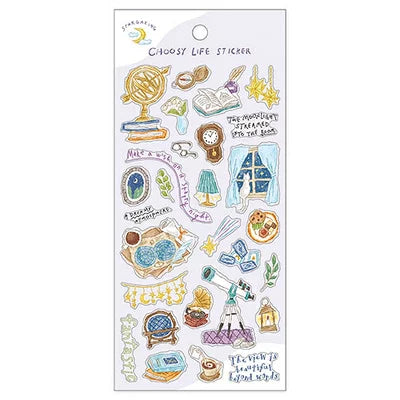 Choosy Life Purple Sticker