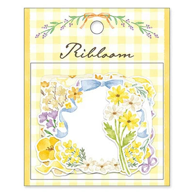 Mind Wave - Ribloom Flake Sticker - Yellow