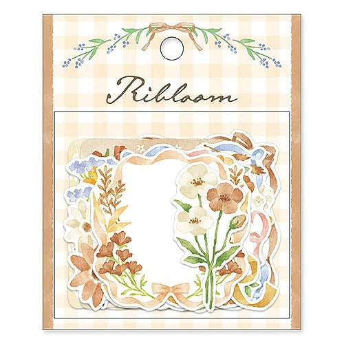 Mind Wave - Ribloom Flake Sticker - Brown
