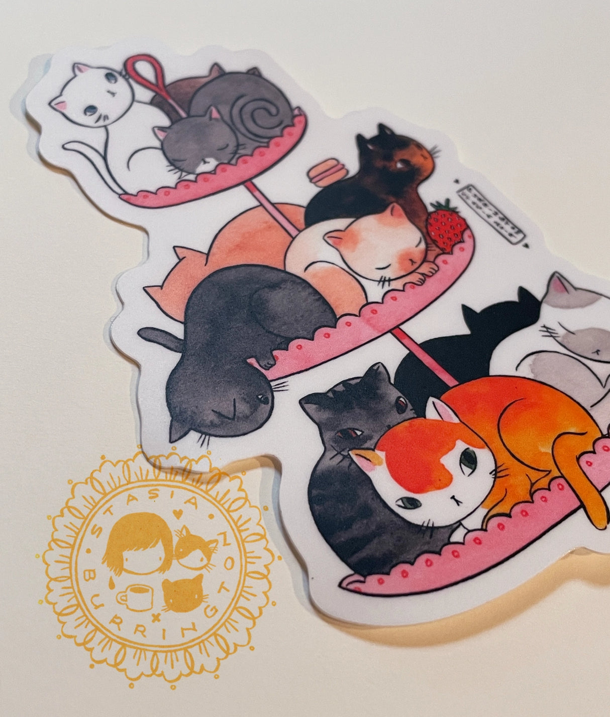 High Kittea Vinyl Sticker