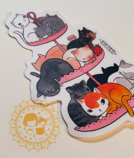 High Kittea Vinyl Sticker