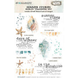 49 And Market Rub-On Transfer Set 6"X8" - Summer Stories