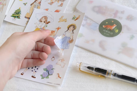4 Seasons Sticker Sheet A6 (Set of 4)