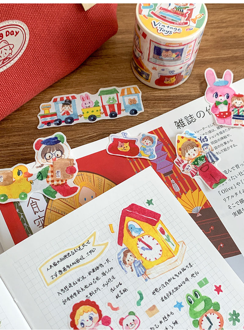 Molinta - Vintage Toys Sticker Roll