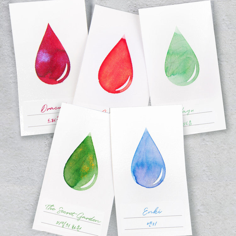 Wearingeul Ink Color Swatch Card - Ink Drop