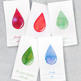 Wearingeul Ink Color Swatch Card - Ink Drop