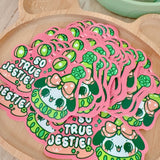 So True Jestie Puppy Dog Vinyl Sticker