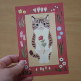 Size: 10cm x 14.8cm.
Double-sided full color.
Material: Paper (textured, slightly thick paper, ivory color)

The paper is environmentally friendly&nbsp;and contains over 30% non-wood bamboo pulp for a warm texture

Please note that the actual color may appear different&nbsp;on your computer or smartphone monitor.
