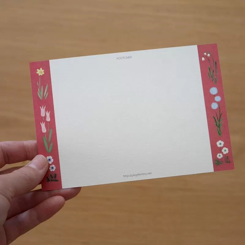 Size: 10cm x 14.8cm.
Double-sided full color.
Material: Paper (textured, slightly thick paper, ivory color)

The paper is environmentally friendly&nbsp;and contains over 30% non-wood bamboo pulp for a warm texture

Please note that the actual color may appear different&nbsp;on your computer or smartphone monitor.