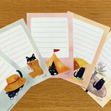 4legs A6 Letter Paper - Cranky Cat

Featuring charming watercolor of cranky cats from Japanese illustrator 4legs

It is a convenient size that is not too big or too small.&nbsp;Please use it&nbsp;as a communication tool for small thank you and announcements.&nbsp;There are no lines on the front side, so&nbsp;you can use it freely as&nbsp;a shop card or business card&nbsp;with stamps and stickers&nbsp;as well as memos and letters.&nbsp;It is a great gift for people who like paper.&nbsp;The gorgeous and gentl